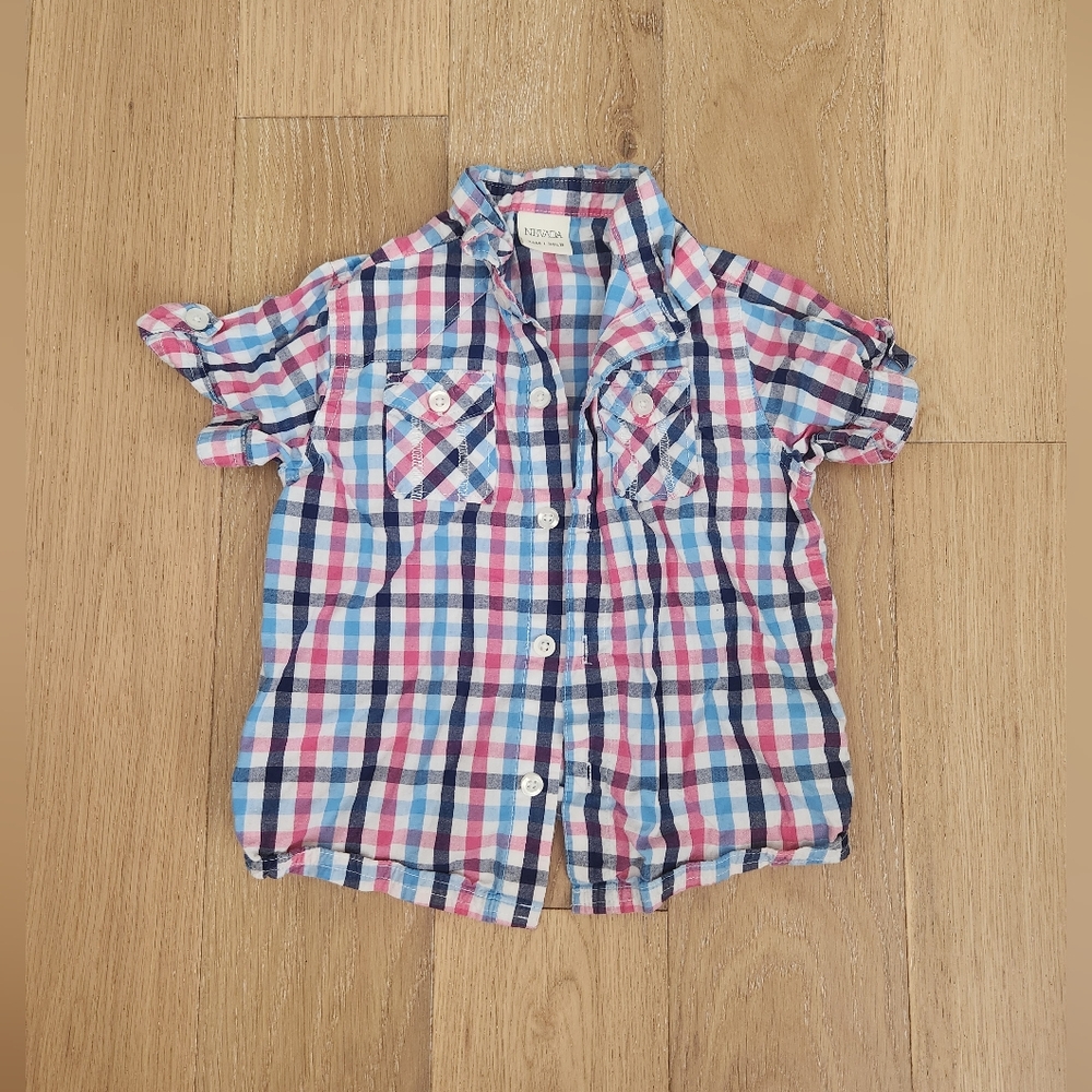 NEVADA | Baby button down top